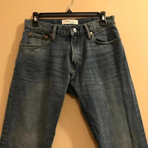 GAP 1969 Straight Leg Blue Denim Jeans 28x30 size 28 W and 39 L - Picture 3 of 10